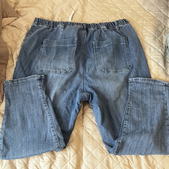 Judy Blue Jeans 22w medium, wide leg, drawstring - Picture 3 of 3